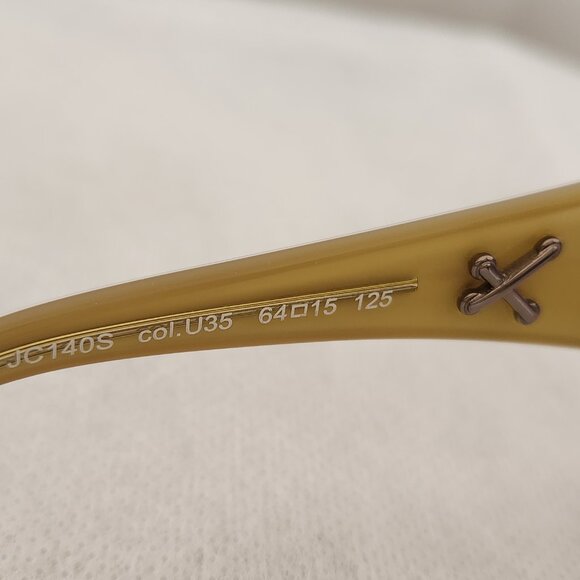 JUST CAVALLI WOMAN SUNGLASSES RECTANGULAR  BURGUNDY RED FRAME JC140S SIZE 64 15 - Picture 6 of 10